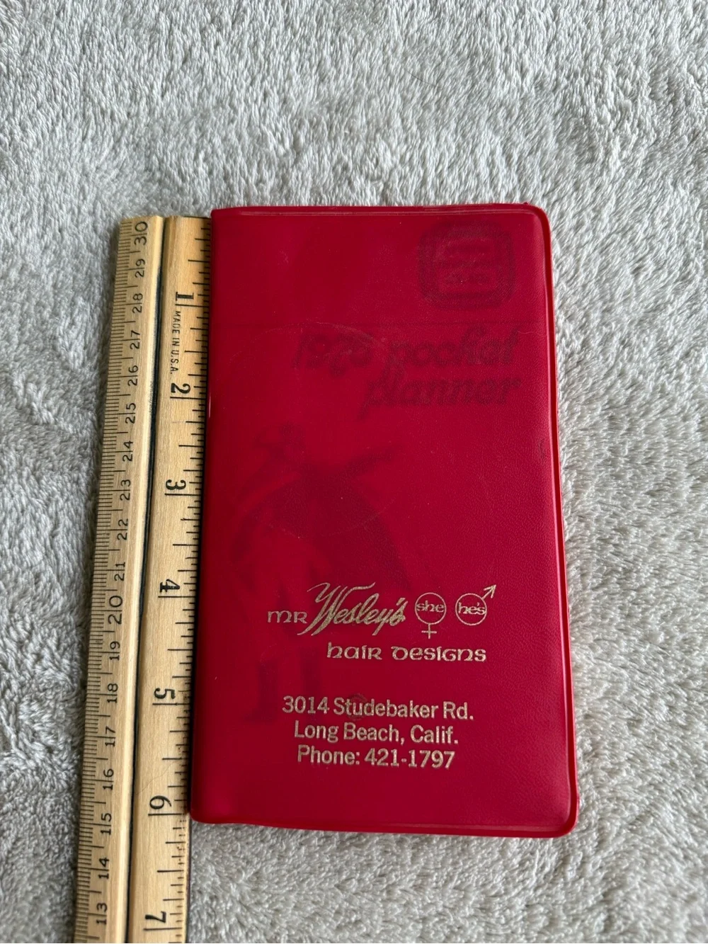 Vintage 1976 Mini Date Book Calendar Unused